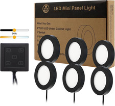 Adjustable Under Cabinet Puck Lights with Touch Switch ETL Listed Driver