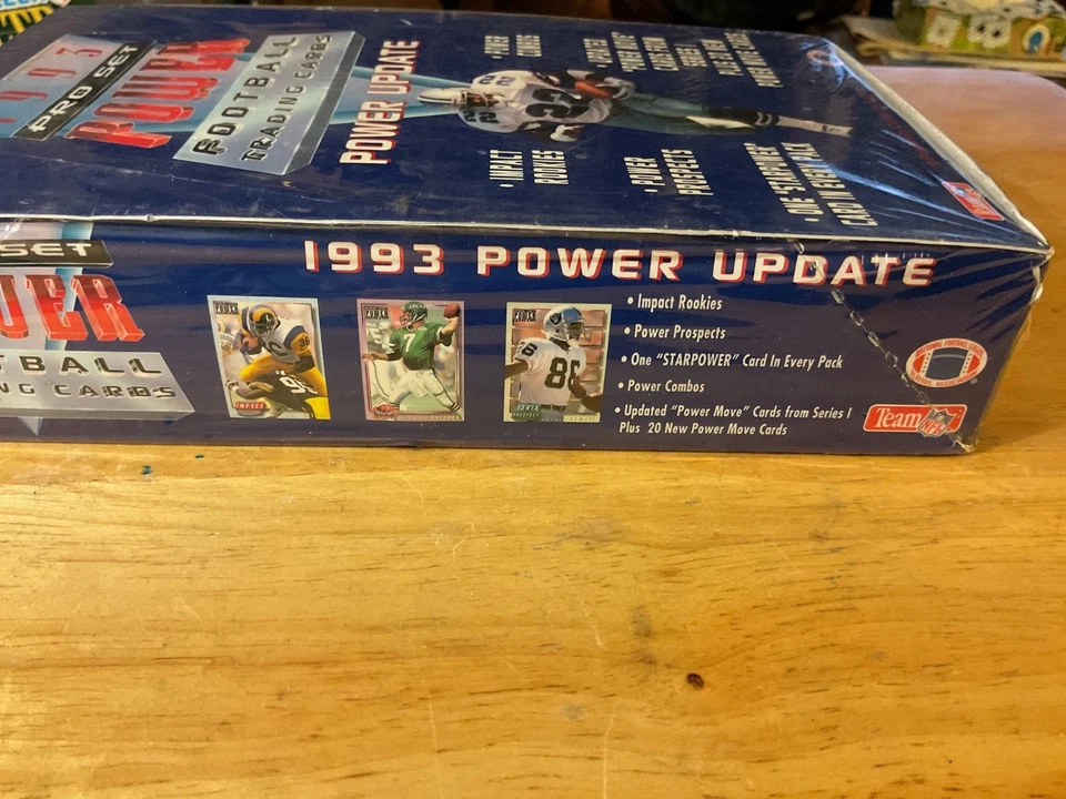 1993 Pro Set Power Update Football Box - Image 2 of 2