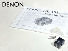 DENON DL-103 MC Cartridge w/ Manual Needle Cover Screws Tested Japan JP MG01 1.0