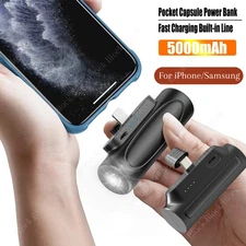 5000mAh Power Bank Ultra Slim Mini Portable Charger Battery For iPhone Android