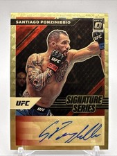 Marketplace image: Santiago Ponzinibbio 2022 Optic Superfractor Auto 1/1 UFC-4756