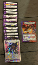Kaijudo Trading Cards Holo-Foil Dark Scaradorable, Skraven Draconic Reaper, +11