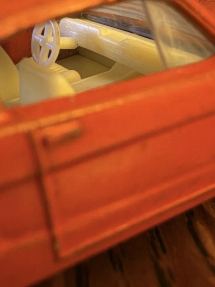 Matchbox Superfast #8 Ford Mustang naranja/rojo con interior blanco Foto 4 de 4