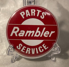 Retro Rambler Shop Button 2.25 Inspired By Dealership Signs American Motors