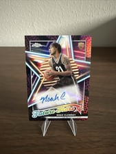 Noah Clowney 2024 Topps Chrome FUTURE STARS Pink Auto RC /55