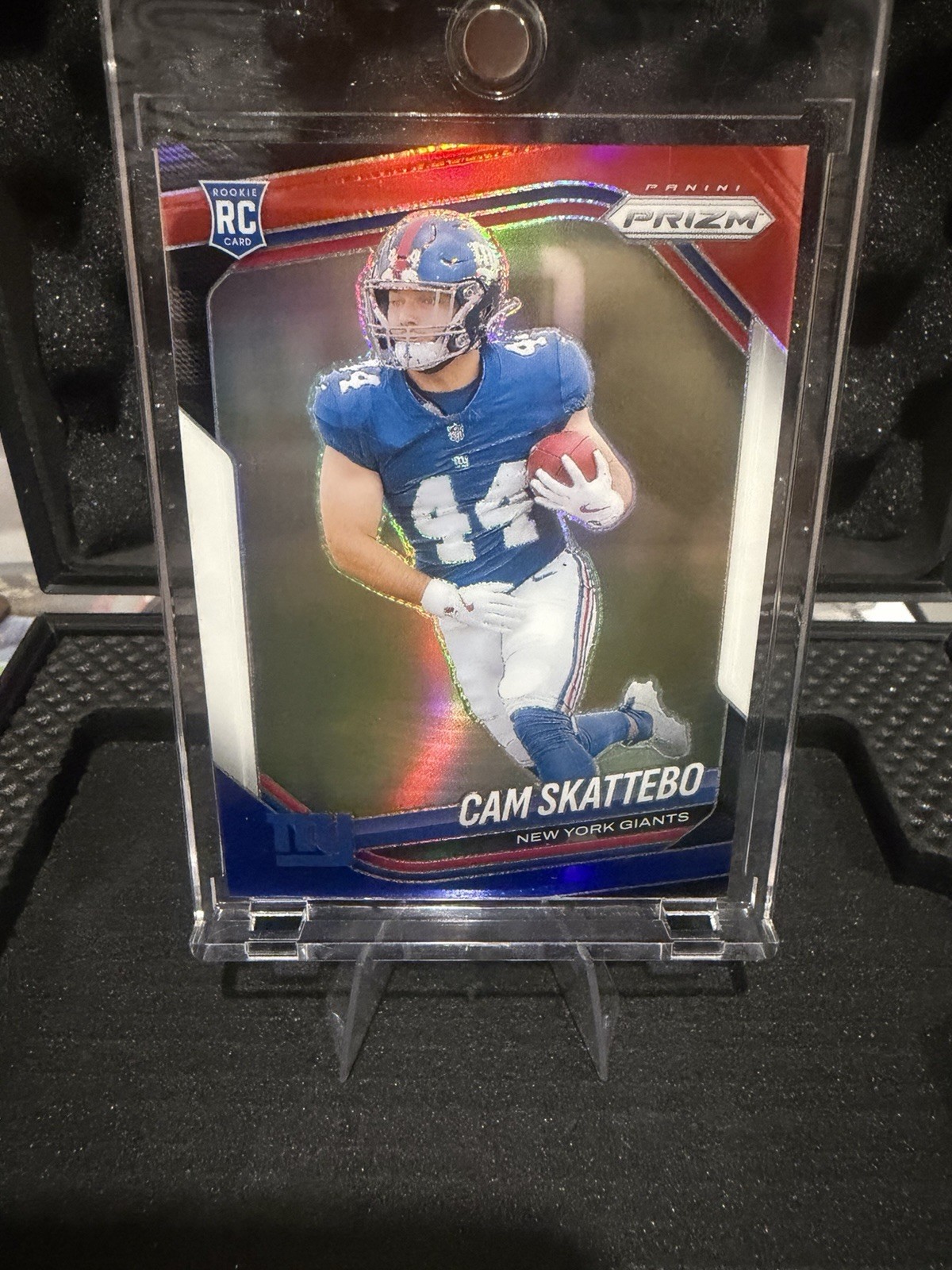 2025 Prizm Rookies Cam Skattebo #363 Red White & Blue Prizm