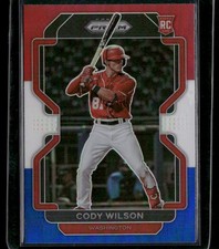 2022 Panini Prizm Cody Wilson #94 Rookie Red/White/Blue Prizm