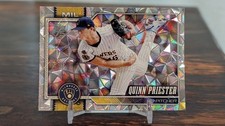 Quinn Priester Diamante Foil 2026 Topps Series 1 #186 Milwaukee Brewers