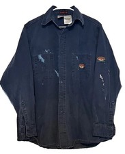 Thrashed Rasco FR CAT 2 FLAME RESISTANT Heavyweight Shirt Size XL Work Shirt