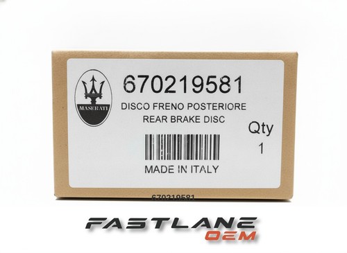 Maserati Grecale 2022-2024 Rear Brake disc P/N 670219581 Photo - $122