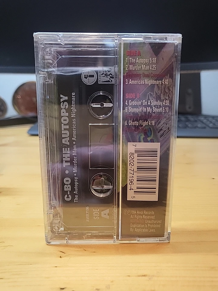C-BO The AUTOPSY Cassette gangsta rap 1994 Awol Records - Image 4 of 4
