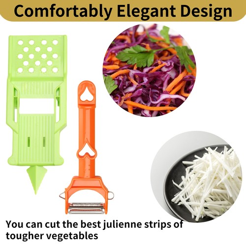 Pelador, Cortador, Kit Multi Pelador, Hogar Multi Pelador de Frutas para Cocina,2280 - Imagen 4 de 7