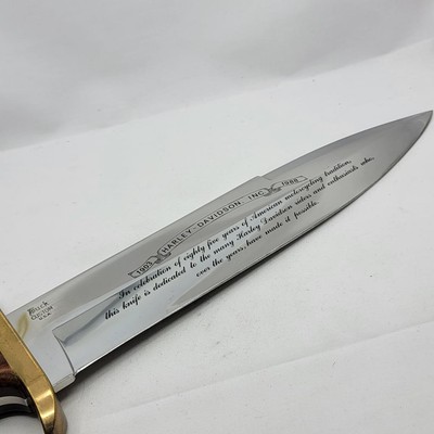 BUCK CUSTOM USA, HARLEY DAVIDSON, 85th Anniversary Knife