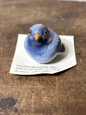 Hagen Renaker Miniature mini blue bird bluebird Small 1.5  USA