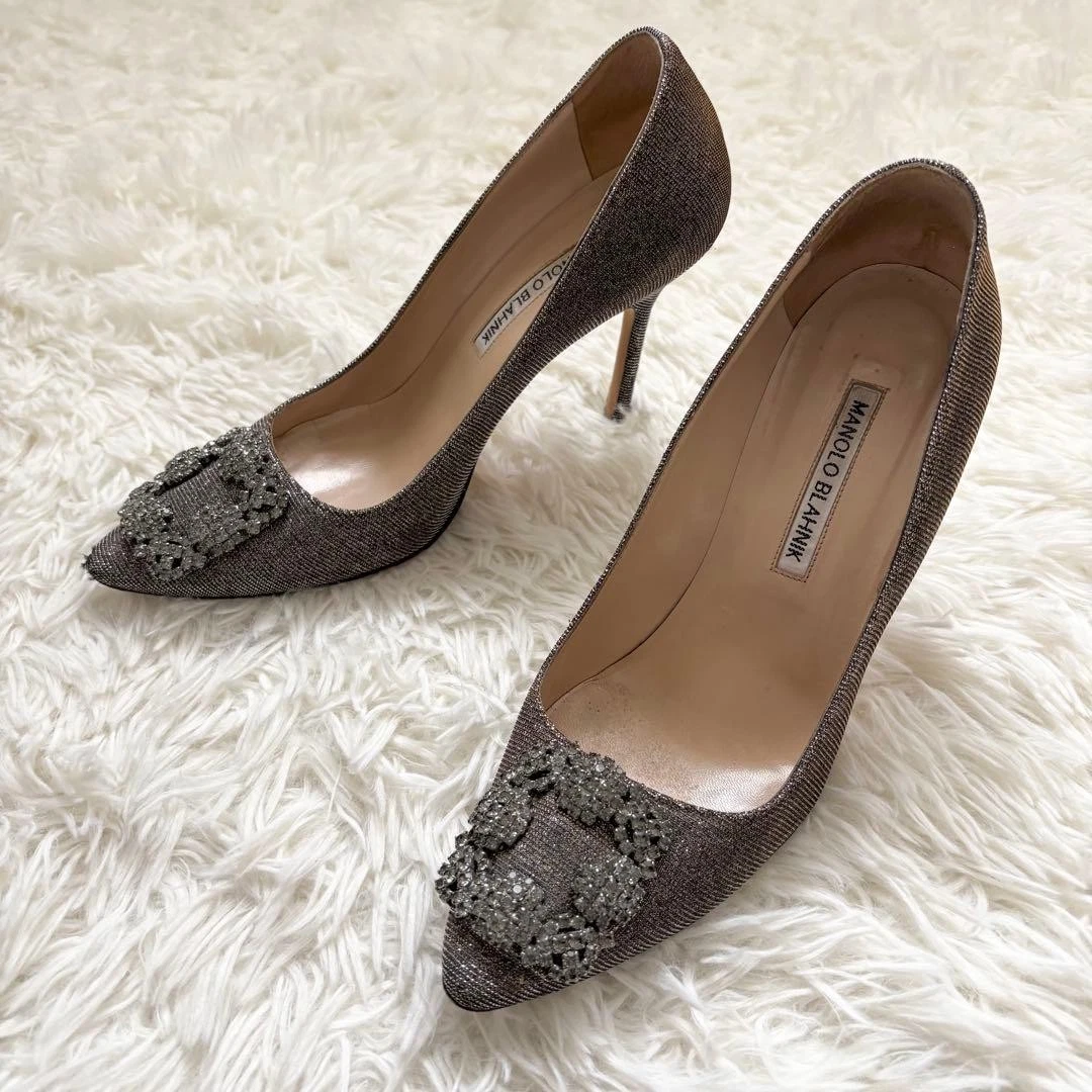 Manolo Blahnik Silver Shoes for Women for sale | eBay