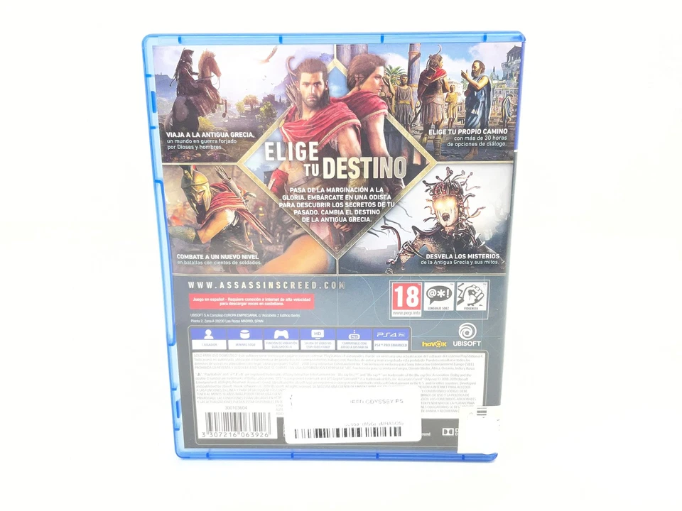 JUEGO PS4 ASSASSINS CREED ODYSSEY PS4 20235034, foto 2 de 4