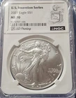 2025 1oz Silver Eagle 7K Metals US Invention Series- 3D Printing NGC MS70