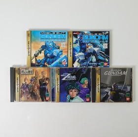 Lot of 10 Mobile Suit Gundam PlayStation & Sega Saturn Japan Import US Seller