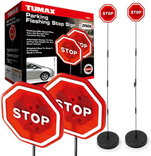 LED Stop Sign Garage Parking Assistant with Upgraded 5.2Mm Rod and Reinforced