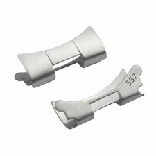 2 PC 557 END PIECE LINK SMALLER OPENING FOR VINTAGE ROLEX 19MM OYSTER BAND 78350