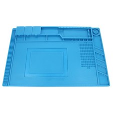 Minadax hitzebeständig bis zu 500°C ESD Lötmatte mit Magnetfeldern  30 x 45 cm