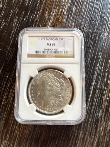 1921 Morgan Silver Dollar NGC MS63