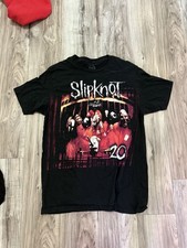 Slipknot Black 2019-1999 20th Anniversary T Shirt Size Medium