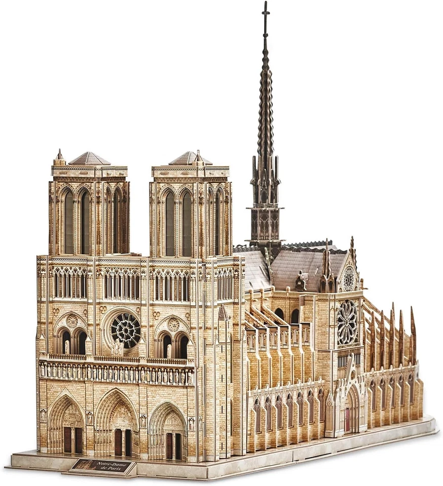 Intricate Notre Dame de Paris Architecture Puzzle - Image 3 of 4