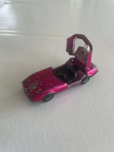 Matchbox Lesney Dodge Charger MkIII MB52 1970 Superfast Diecast Car Pink Vintage