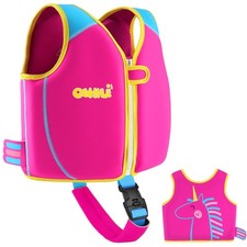 OSHYLE Kids Swim Vest with Crotch Strap Neoprene Swim Trainer Vest for Toddl...