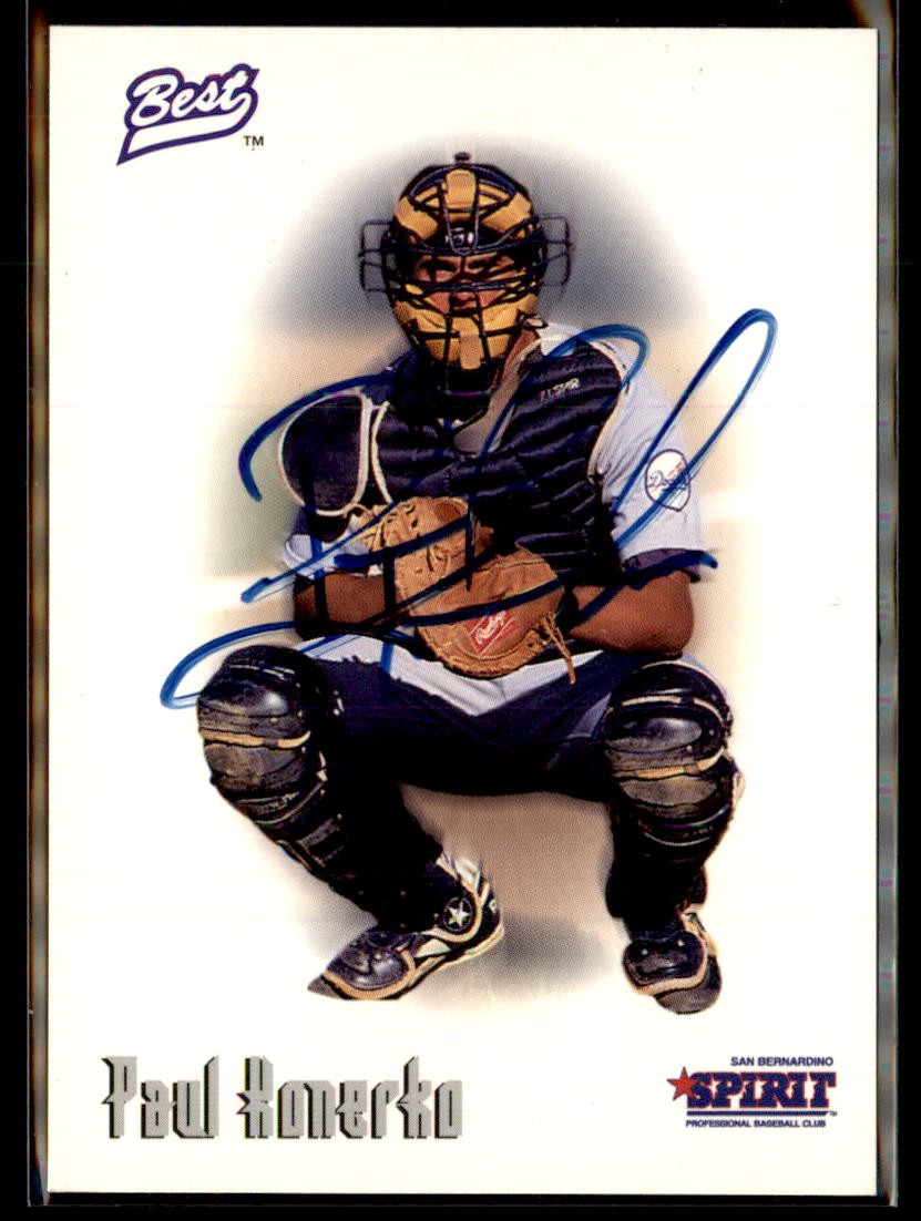 1996 Best #NNO Paul Konerko Autographs Auto