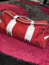 Autentica borsa PUMA x Scuderia Ferrari borsone palestra viaggio spiaggia corsa auto