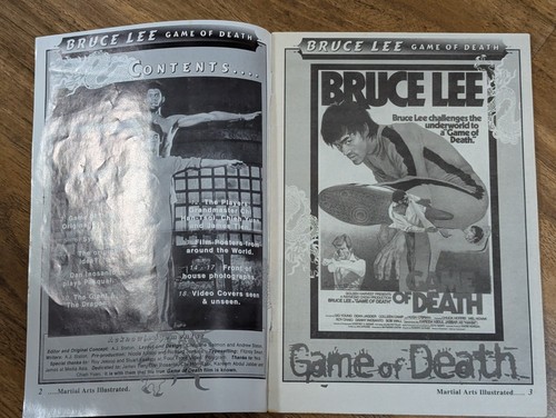 Bruce Lee Game of Death Supplement - Martials Arts Illustrated - Foto 2 di 7