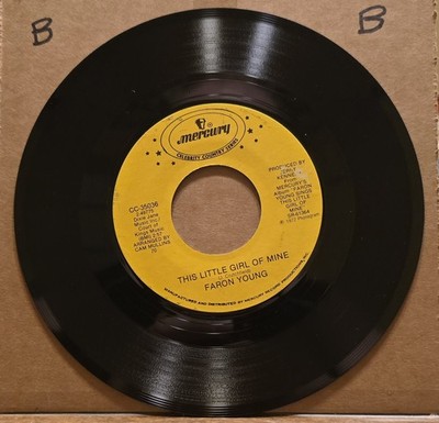 Faron Young: It's Four In The Morning/ This Little Girl Of Mine - 45rpm Vinyl