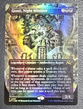 English - MTG Gonti, Night Minister - Foil - Borderless Aetherdrift Magic