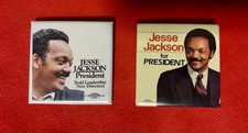 Two Jesse Jackson Presidential Campaign Political Buttons