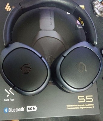 Edifier STAX SPIRIT S5 Over the Ear Wireless Headphone Black From Japan USED