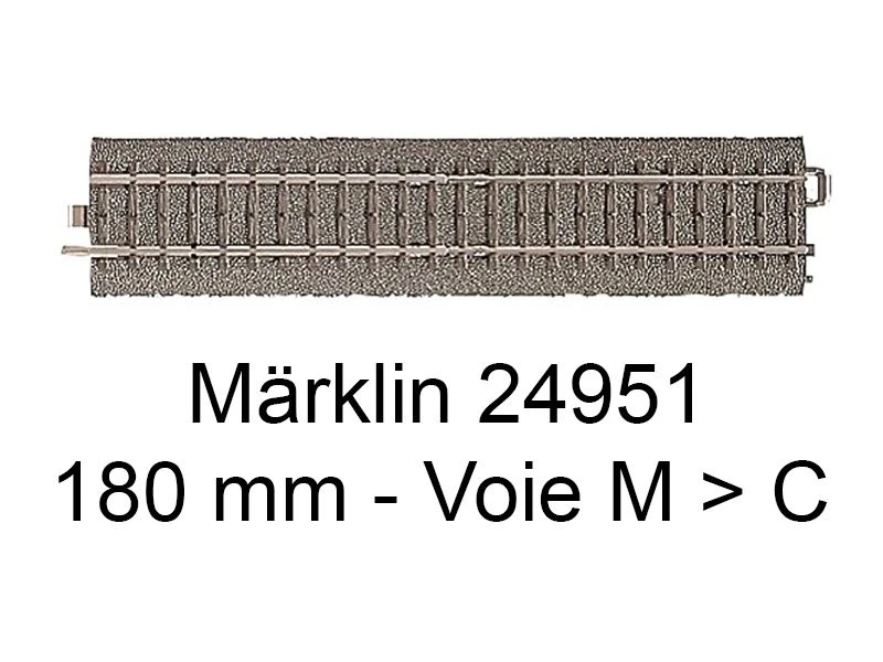 Märklin- 24951 voie de Transition M