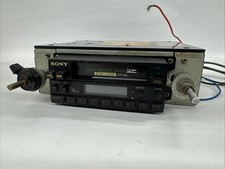 Vintage Car Amfm Radio Cassette Player Sony Xr-85 Shaft Post Style Rare