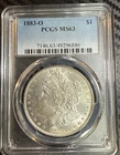 1883-O PCGS MS 63 Nice White Morgan