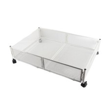 T- 2 Pack Under Bed Storage Container With Wheels Home Dorm Toys Clothes Books