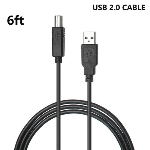 6ft USB 2.0 Power Cord For Alesis Vortex Wireless 2 USB/MIDI Keytar Controller