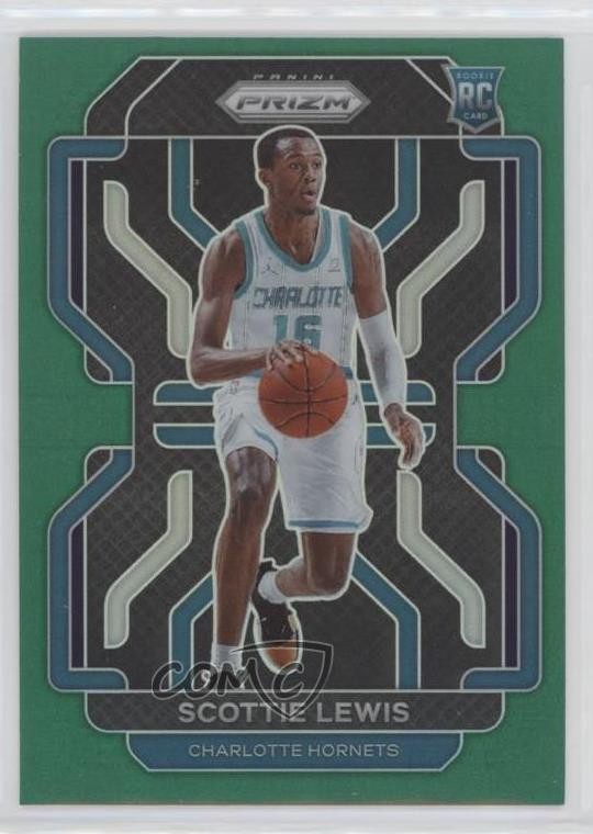 2021-22 Panini Prizm Green Prizm Scottie Lewis #287 Rookie RC 2l4