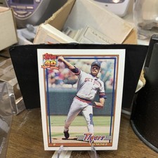1991 Topps #106 Ed Nunez Detroit Tigers Baseball Card