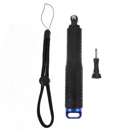 Portable Aluminum Camera Selfie Stick Blue Extendable Hand Grip for ...