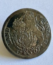 1 Silberknopf, Bayerischer Taler, Wert 30 Kreuzer  von 1732