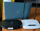 Mieszanka Tp-Link TL-WR841N 300Mbps, BT Lrdd6391bf-sa, THG3000 Bezprzewodowy router Wi-Fi