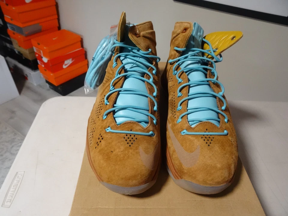 NUOVO DS - Nike LeBron 10 EXT QS Nocciola TG 10 UOMO - FONDO DI MAGAZZINO - 607078 200 - Immagine 3 di 4