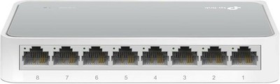 TP-Link 8 Port 10/100Mbps Fast Ethernet Switch (TL-SF1008D) - Desktop Splitter/H