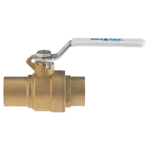 MILWAUKEE VALVE UPBA485B 3/4 Manual 2-Way Ball Valve,Sweat,Brass 5EMT5